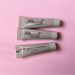 👑 Pretty Vulgar Under Cover Concealer Shade #125- Travel Size Lot of 3